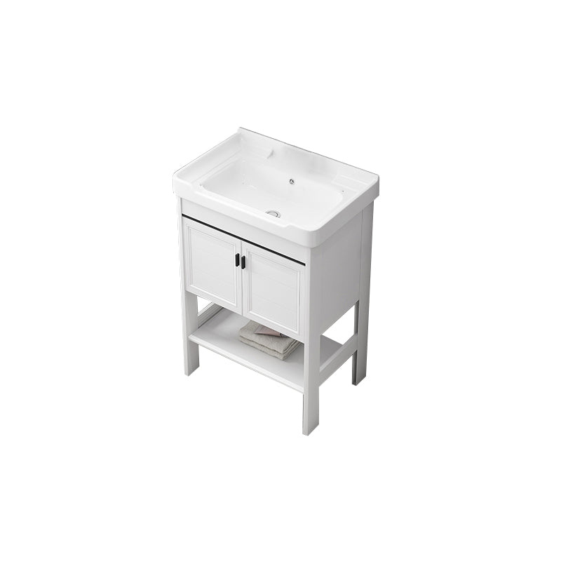 Freestanding Bathroom Sink Vanity Glam Single-Sink Bathroom Vanity Bathroom Vanity 24"L x 16"W x 33"H Clearhalo 'Bathroom Remodel & Bathroom Fixtures' 'Bathroom Vanities' 'bathroom_vanities' 'Home Improvement' 'home_improvement' 'home_improvement_bathroom_vanities' 7365335
