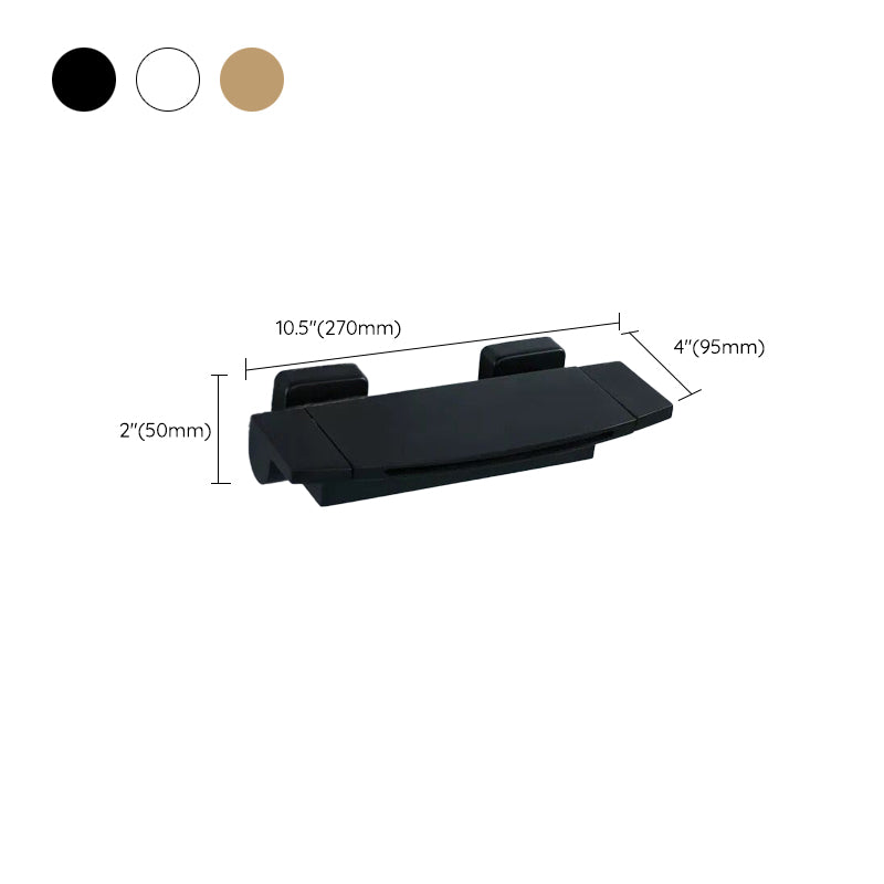 Waterfall Spout Tub Filler Handshower Lever Handle Wall-Mounted Shower Hose Tub Faucet Clearhalo 'Bathroom Remodel & Bathroom Fixtures' 'Bathtub Faucets' 'bathtub_faucets' 'Home Improvement' 'home_improvement' 'home_improvement_bathtub_faucets' 7366218