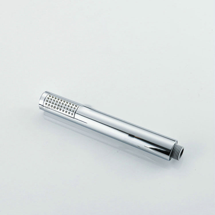 Lever Handle Tub Faucet Wall Mount Shower Hose Swivel Spout Bath Filler with Handshower Clearhalo 'Bathroom Remodel & Bathroom Fixtures' 'Bathtub Faucets' 'bathtub_faucets' 'Home Improvement' 'home_improvement' 'home_improvement_bathtub_faucets' 7366232