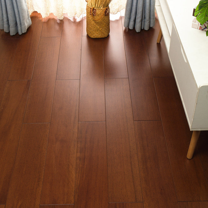 Waterproof Wood Floor Planks Smooth Rectangle Solid Wood Flooring Tiles Walnut Clearhalo 'Flooring 'Hardwood Flooring' 'hardwood_flooring' 'Home Improvement' 'home_improvement' 'home_improvement_hardwood_flooring' Walls and Ceiling' 7366948