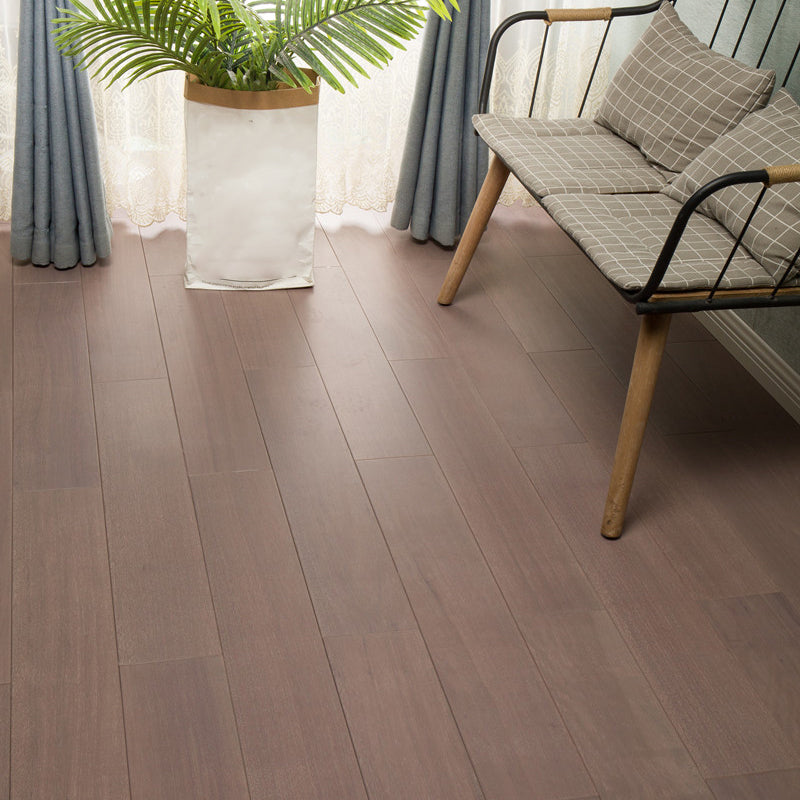 Waterproof Wood Floor Planks Smooth Rectangle Solid Wood Flooring Tiles Red Brown Clearhalo 'Flooring 'Hardwood Flooring' 'hardwood_flooring' 'Home Improvement' 'home_improvement' 'home_improvement_hardwood_flooring' Walls and Ceiling' 7366950