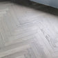Traditional Plank Flooring Solid Wood Wire Brushed Click-Locking Trim Piece Gray White 215.2 sq ft. - 360 Pieces Clearhalo 'Flooring 'Hardwood Flooring' 'hardwood_flooring' 'Home Improvement' 'home_improvement' 'home_improvement_hardwood_flooring' Walls and Ceiling' 7366968