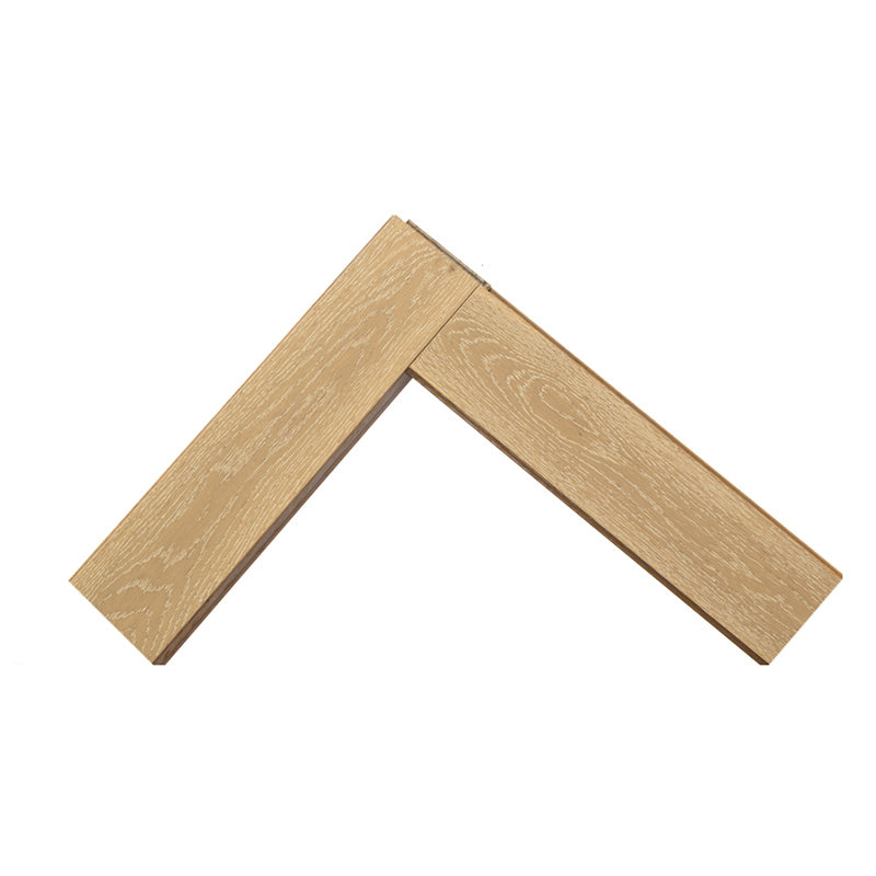 Traditional Plank Flooring Solid Wood Wire Brushed Click-Locking Trim Piece Clearhalo 'Flooring 'Hardwood Flooring' 'hardwood_flooring' 'Home Improvement' 'home_improvement' 'home_improvement_hardwood_flooring' Walls and Ceiling' 7366973