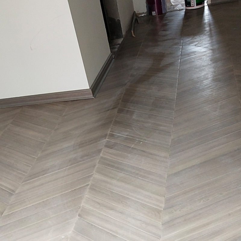 Traditional Plank Flooring Solid Wood Wire Brushed Click-Locking Trim Piece Silver Gray 215.2 sq ft. - 360 Pieces Clearhalo 'Flooring 'Hardwood Flooring' 'hardwood_flooring' 'Home Improvement' 'home_improvement' 'home_improvement_hardwood_flooring' Walls and Ceiling' 7366982
