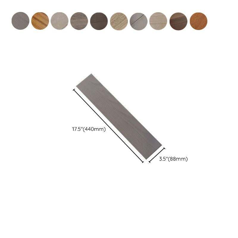 Traditional Plank Flooring Solid Wood Wire Brushed Click-Locking Trim Piece Clearhalo 'Flooring 'Hardwood Flooring' 'hardwood_flooring' 'Home Improvement' 'home_improvement' 'home_improvement_hardwood_flooring' Walls and Ceiling' 7366990