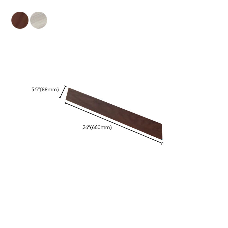 Traditional Plank Flooring Solid Wood Wire Brushed Click-Locking Trim Piece Clearhalo 'Flooring 'Hardwood Flooring' 'hardwood_flooring' 'Home Improvement' 'home_improvement' 'home_improvement_hardwood_flooring' Walls and Ceiling' 7366993