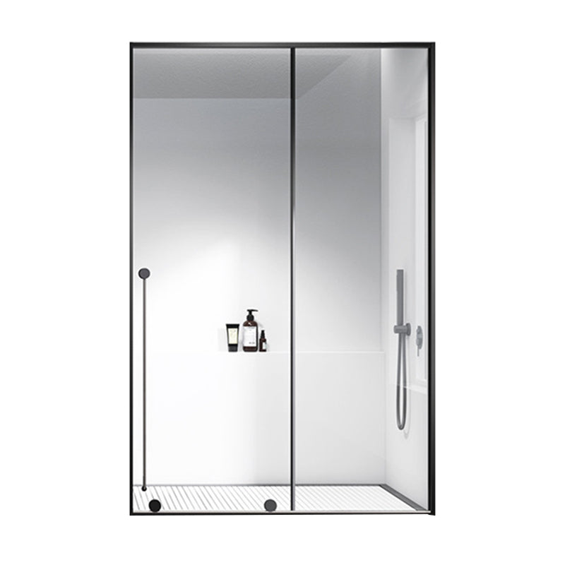 Stainless Steel Shower Doors Clear Metal Single Sliding Shower Bath Door Clearhalo 'Bathroom Remodel & Bathroom Fixtures' 'Home Improvement' 'home_improvement' 'home_improvement_shower_tub_doors' 'Shower and Tub Doors' 'shower_tub_doors' 'Showers & Bathtubs' 7367250