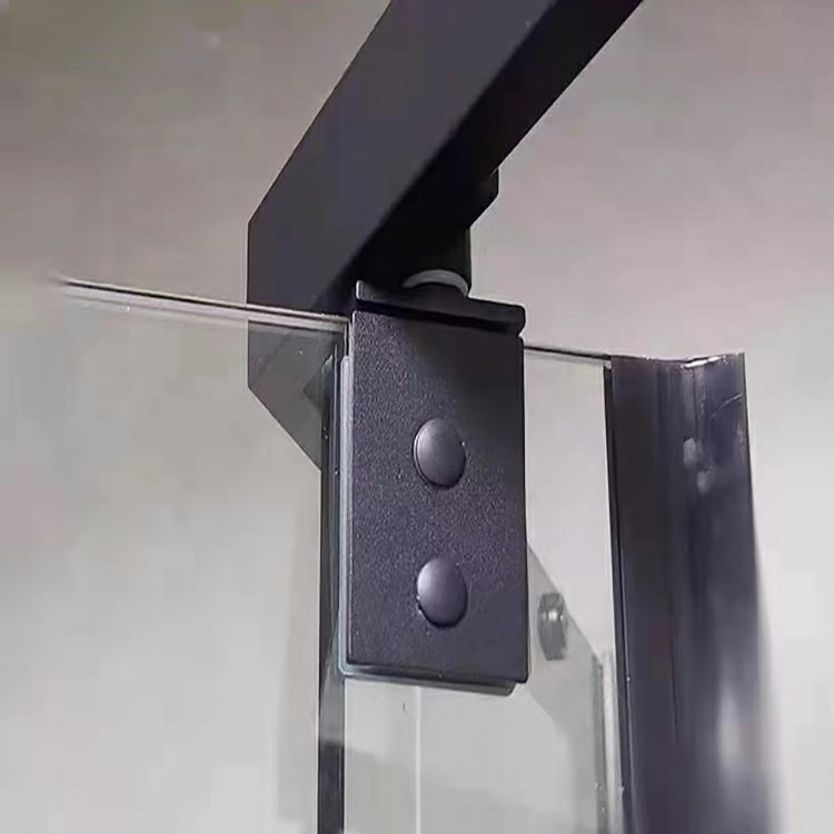 Pivot Stainless Steel Shower Enclosure Neo-Angle Clear Shower Stall Clearhalo 'Bathroom Remodel & Bathroom Fixtures' 'Home Improvement' 'home_improvement' 'home_improvement_shower_stalls_enclosures' 'Shower Stalls & Enclosures' 'shower_stalls_enclosures' 'Showers & Bathtubs' 7367290