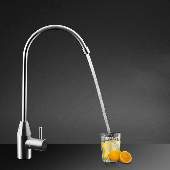 Contemporary Kitchen Bar Faucet Swivel Spout Lead Free Kitchen Faucet Clearhalo 'Home Improvement' 'home_improvement' 'home_improvement_kitchen_faucets' 'Kitchen Faucets' 'Kitchen Remodel & Kitchen Fixtures' 'Kitchen Sinks & Faucet Components' 'kitchen_faucets' 7368240