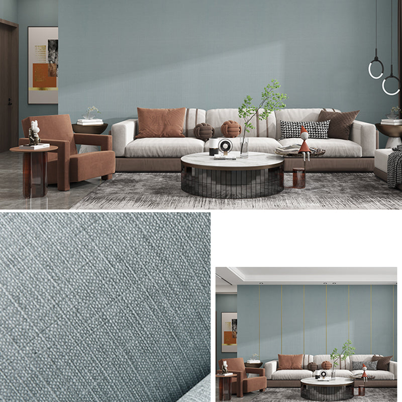 Modern Wall Covering Paneling Textured Wall Interior Wear-resistant Plank Cyan Clearhalo 'Flooring 'Home Improvement' 'home_improvement' 'home_improvement_wall_paneling' 'Wall Paneling' 'wall_paneling' 'Walls & Ceilings' Walls and Ceiling' 7368360