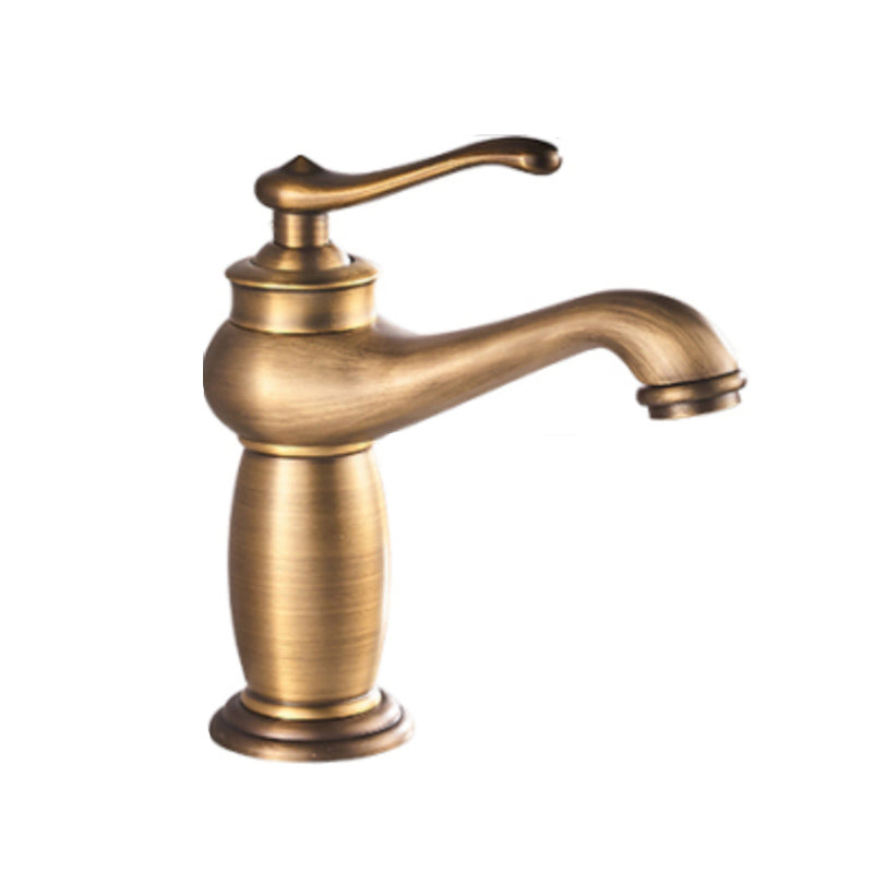 Country Wide Spread Bathroom Faucet Vintage Vanity Sink Faucet Copper 7.1" Clearhalo 'bathroom_sink_faucets' 'Conjunta de Baño y Conjunta de Grifo' 'Coronamiento de Baño y Dispositivo de Baño' 'Grifo del lavabo del baño' 'Hogar' 'home_improvement' 'home_improvement_bathroom_sink_faucets' 'Mejoras para el hogar' 7368825