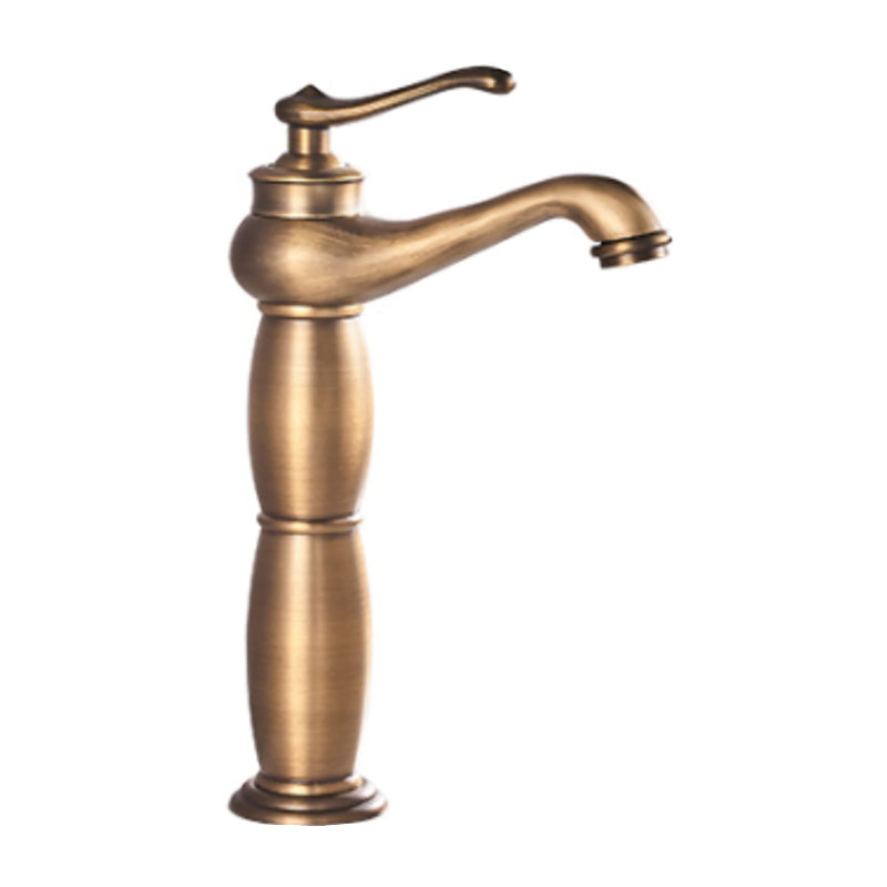 Country Wide Spread Bathroom Faucet Vintage Vanity Sink Faucet Copper 11" Clearhalo 'bathroom_sink_faucets' 'Conjunta de Baño y Conjunta de Grifo' 'Coronamiento de Baño y Dispositivo de Baño' 'Grifo del lavabo del baño' 'Hogar' 'home_improvement' 'home_improvement_bathroom_sink_faucets' 'Mejoras para el hogar' 7368826