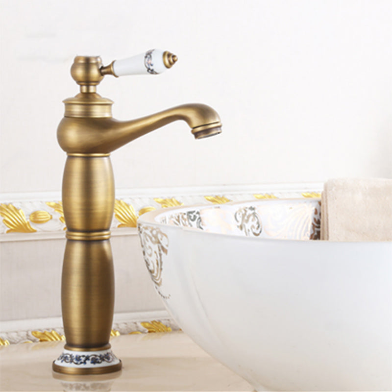 Country Wide Spread Bathroom Faucet Vintage Vanity Sink Faucet Porcelain 11" Clearhalo 'bathroom_sink_faucets' 'Conjunta de Baño y Conjunta de Grifo' 'Coronamiento de Baño y Dispositivo de Baño' 'Grifo del lavabo del baño' 'Hogar' 'home_improvement' 'home_improvement_bathroom_sink_faucets' 'Mejoras para el hogar' 7368830