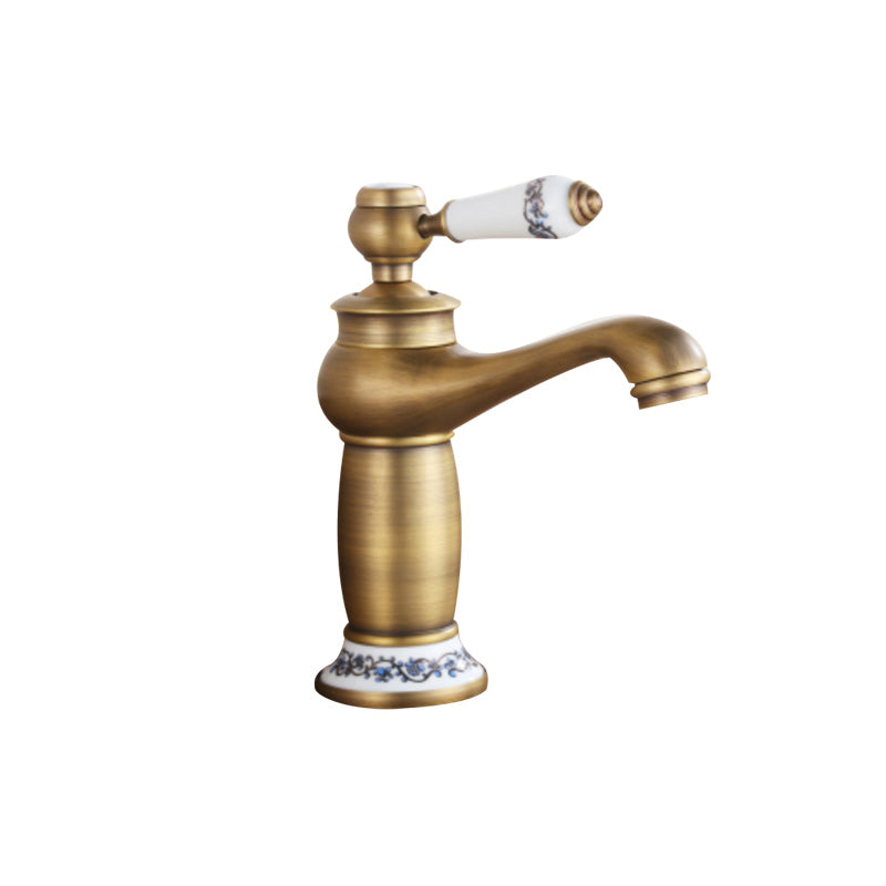 Country Wide Spread Bathroom Faucet Vintage Vanity Sink Faucet Clearhalo 'bathroom_sink_faucets' 'Conjunta de Baño y Conjunta de Grifo' 'Coronamiento de Baño y Dispositivo de Baño' 'Grifo del lavabo del baño' 'Hogar' 'home_improvement' 'home_improvement_bathroom_sink_faucets' 'Mejoras para el hogar' 7368832