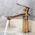 Country Wide Spread Bathroom Faucet Vintage Lever Lavatory Faucet Bronze 7.9" Shut-off Valve Not Included Clearhalo 'Bathroom Remodel & Bathroom Fixtures' 'Bathroom Sink Faucets' 'Bathroom Sinks & Faucet Components' 'bathroom_sink_faucets' 'Home Improvement' 'home_improvement' 'home_improvement_bathroom_sink_faucets' 7368846