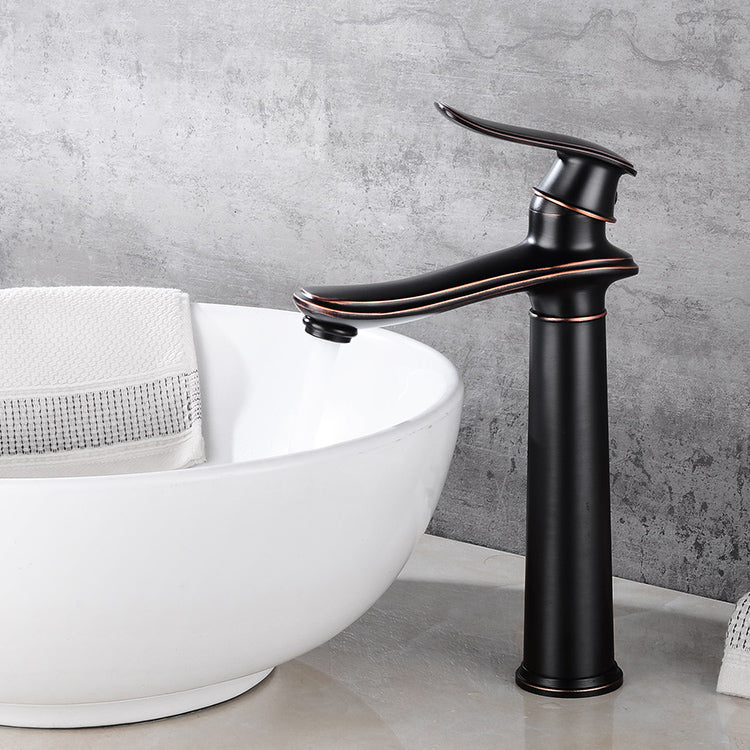 Country Wide Spread Bathroom Faucet Vintage Lever Lavatory Faucet Clearhalo 'Bathroom Remodel & Bathroom Fixtures' 'Bathroom Sink Faucets' 'Bathroom Sinks & Faucet Components' 'bathroom_sink_faucets' 'Home Improvement' 'home_improvement' 'home_improvement_bathroom_sink_faucets' 7368847