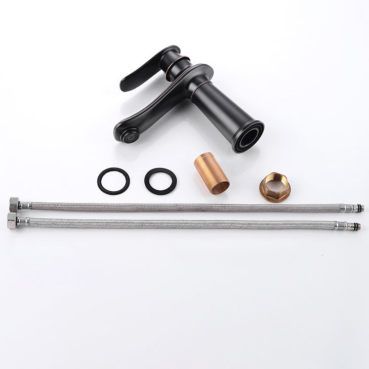 Country Wide Spread Bathroom Faucet Vintage Lever Lavatory Faucet Clearhalo 'Bathroom Remodel & Bathroom Fixtures' 'Bathroom Sink Faucets' 'Bathroom Sinks & Faucet Components' 'bathroom_sink_faucets' 'Home Improvement' 'home_improvement' 'home_improvement_bathroom_sink_faucets' 7368860