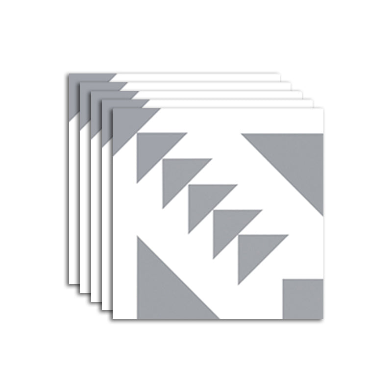 Matte Floor and Wall Tile Ceramic Floor and Wall Tile for Kitchen and Bathroom White-Gray Clearhalo 'Floor Tiles & Wall Tiles' 'floor_tiles_wall_tiles' 'Flooring 'Home Improvement' 'home_improvement' 'home_improvement_floor_tiles_wall_tiles' Walls and Ceiling' 7368899