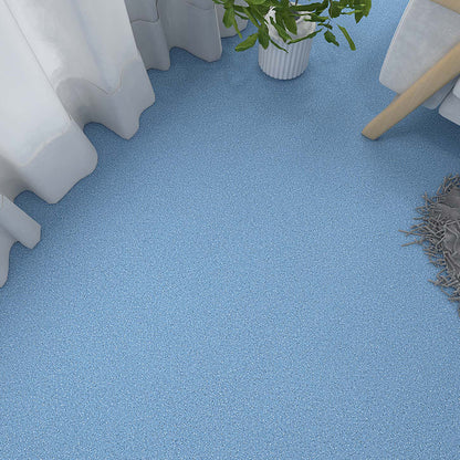 Rectangle Plastic Floor Water Resistant Fabric Look Floor Tiles Sky Blue Clearhalo 'Flooring 'Home Improvement' 'home_improvement' 'home_improvement_vinyl_flooring' 'Vinyl Flooring' 'vinyl_flooring' Walls and Ceiling' 7368943