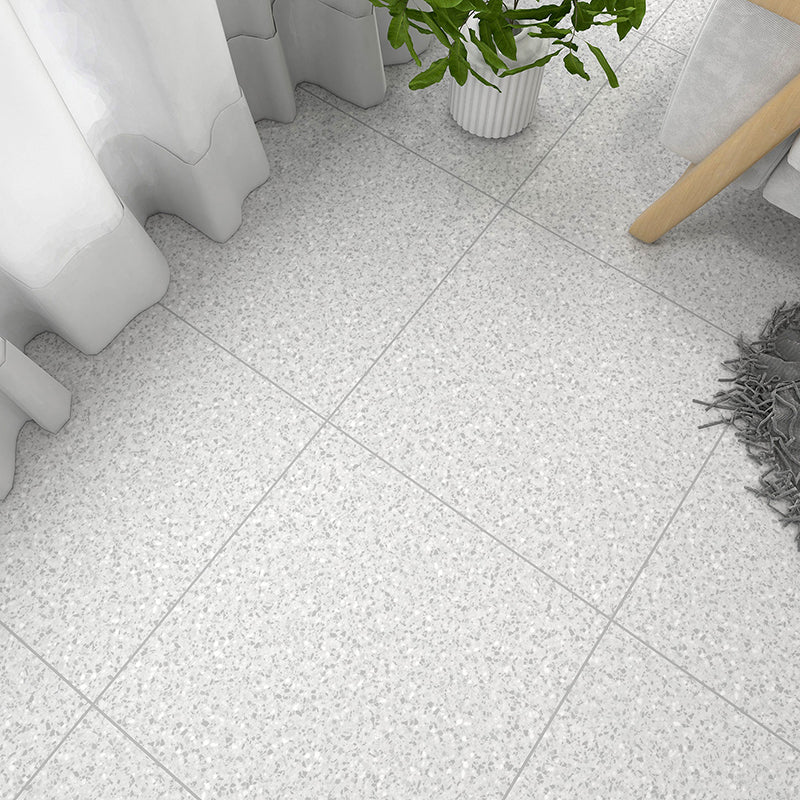 Rectangle Plastic Floor Water Resistant Fabric Look Floor Tiles White-Gray Clearhalo 'Flooring 'Home Improvement' 'home_improvement' 'home_improvement_vinyl_flooring' 'Vinyl Flooring' 'vinyl_flooring' Walls and Ceiling' 7368947