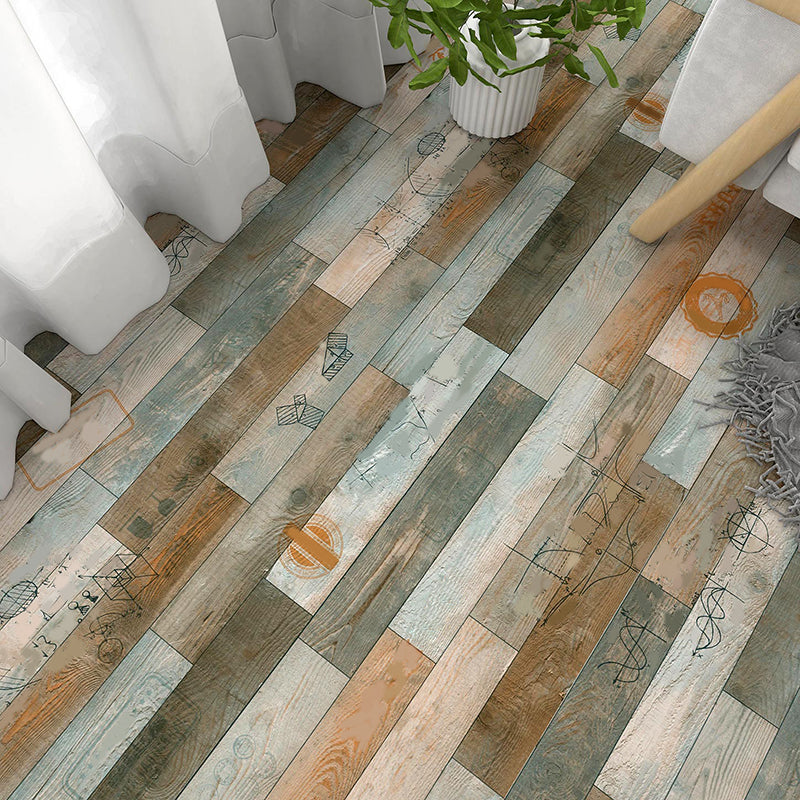 Rectangle Plastic Floor Water Resistant Fabric Look Floor Tiles Olive Green Clearhalo 'Flooring 'Home Improvement' 'home_improvement' 'home_improvement_vinyl_flooring' 'Vinyl Flooring' 'vinyl_flooring' Walls and Ceiling' 7368949