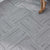 Rectangle Plastic Floor Water Resistant Fabric Look Floor Tiles Smoke Gray Clearhalo 'Flooring 'Home Improvement' 'home_improvement' 'home_improvement_vinyl_flooring' 'Vinyl Flooring' 'vinyl_flooring' Walls and Ceiling' 7368954