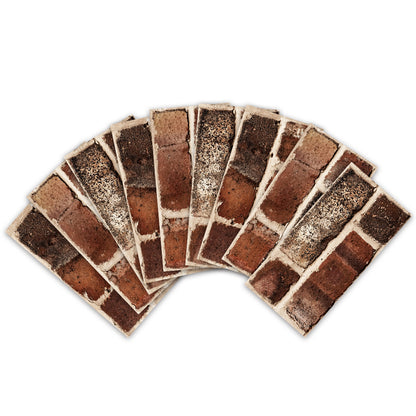 3D Brick Peel and Stick Backsplash Tile PVC Peel and Stick Tile for Kitchen Red 9-Piece Set Clearhalo 'Flooring 'Home Improvement' 'home_improvement' 'home_improvement_peel_stick_blacksplash' 'Peel & Stick Backsplash Tile' 'peel_stick_blacksplash' 'Walls & Ceilings' Walls and Ceiling' 7368978