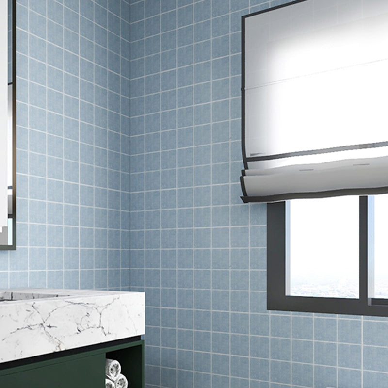 Mosaic Tile Peel and Stick Tile Roll Bathroom Backsplash Peel and Stick Wall Tile Blue Clearhalo 'Flooring 'Home Improvement' 'home_improvement' 'home_improvement_peel_stick_blacksplash' 'Peel & Stick Backsplash Tile' 'peel_stick_blacksplash' 'Walls & Ceilings' Walls and Ceiling' 7368994