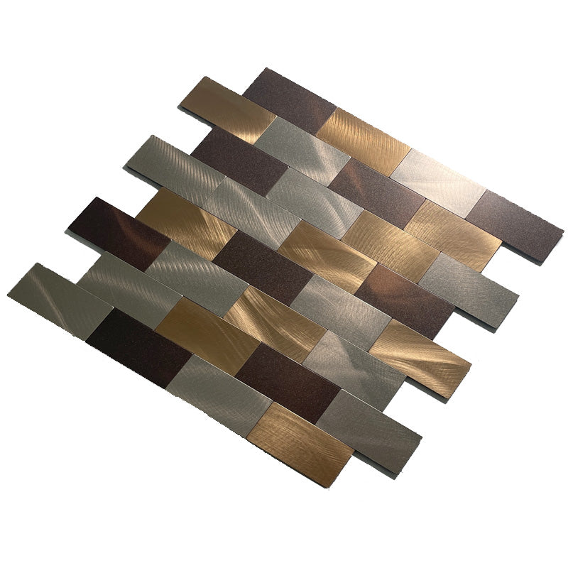 Rectangle Tile Peel and Stick Tile Kitchen Backsplash Peel and Stick Wall Tile Clearhalo 'Flooring 'Home Improvement' 'home_improvement' 'home_improvement_peel_stick_blacksplash' 'Peel & Stick Backsplash Tile' 'peel_stick_blacksplash' 'Walls & Ceilings' Walls and Ceiling' 7369009