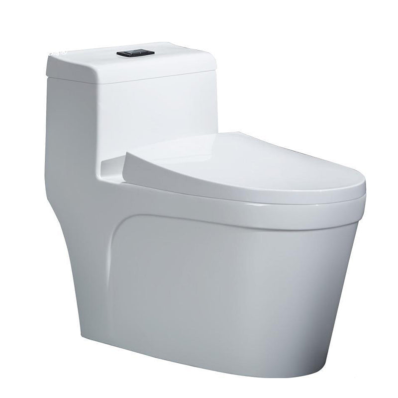 Modern 1 Piece Flush Toilet Seat Included Urine Toilet for Bathroom Clearhalo 'Bathroom Remodel & Bathroom Fixtures' 'Home Improvement' 'home_improvement' 'home_improvement_toilets' 'Toilets & Bidets' 'Toilets' 7369613