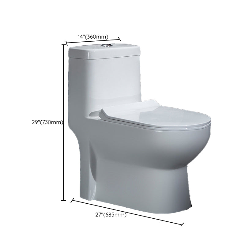 Modern 1 Piece Flush Toilet Seat Included Urine Toilet for Bathroom Clearhalo 'Bathroom Remodel & Bathroom Fixtures' 'Home Improvement' 'home_improvement' 'home_improvement_toilets' 'Toilets & Bidets' 'Toilets' 7369621