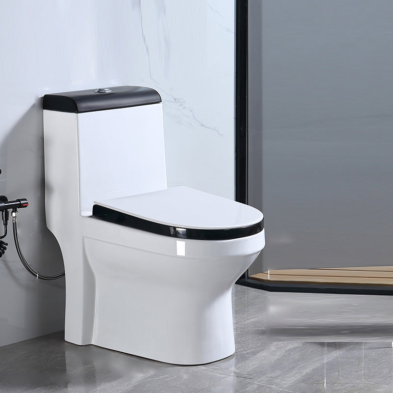 Floor Mounted Urine Toilet One Piece Toilet Modern Single Flush Toilet Bowl 14"L x 28"W x 31"H White Wall Clearhalo 'Bathroom Remodel & Bathroom Fixtures' 'Home Improvement' 'home_improvement' 'home_improvement_toilets' 'Toilets & Bidets' 'Toilets' 7369630