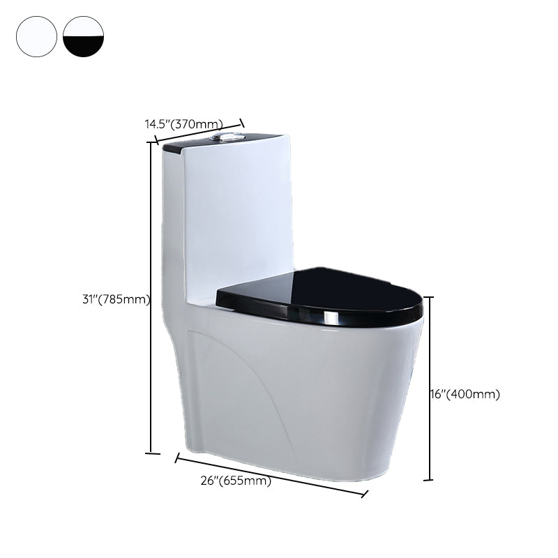 Floor Mounted Urine Toilet One Piece Toilet Modern Single Flush Toilet Bowl Clearhalo 'Bathroom Remodel & Bathroom Fixtures' 'Home Improvement' 'home_improvement' 'home_improvement_toilets' 'Toilets & Bidets' 'Toilets' 7369643