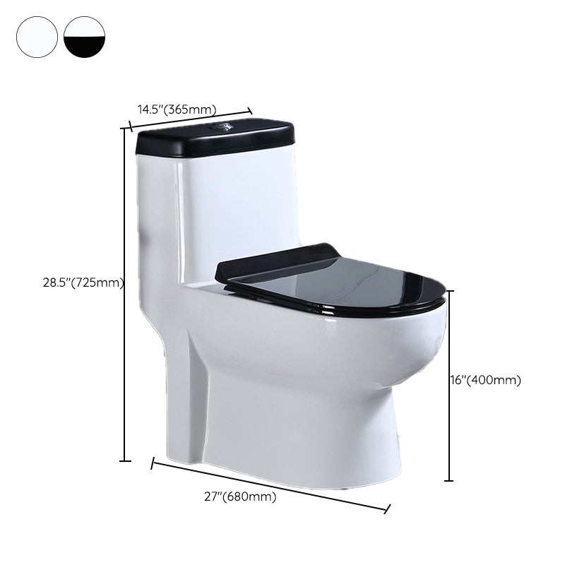 Floor Mounted Urine Toilet One Piece Toilet Modern Single Flush Toilet Bowl Clearhalo 'Bathroom Remodel & Bathroom Fixtures' 'Home Improvement' 'home_improvement' 'home_improvement_toilets' 'Toilets & Bidets' 'Toilets' 7369644