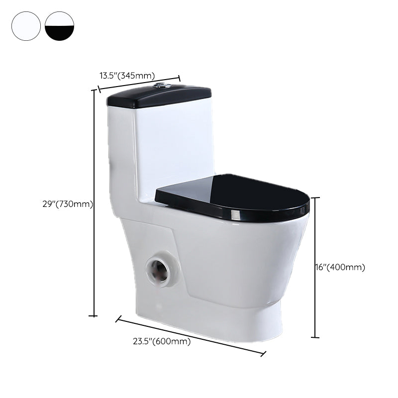Floor Mounted Urine Toilet One Piece Toilet Modern Single Flush Toilet Bowl Clearhalo 'Bathroom Remodel & Bathroom Fixtures' 'Home Improvement' 'home_improvement' 'home_improvement_toilets' 'Toilets & Bidets' 'Toilets' 7369647