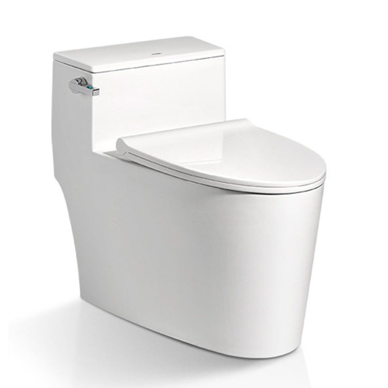 Modern Seat Included Flush Toilet One Piece Urine Toilet for Bathroom Bright White Clearhalo 'Bathroom Remodel & Bathroom Fixtures' 'Home Improvement' 'home_improvement' 'home_improvement_toilets' 'Toilets & Bidets' 'Toilets' 7369650