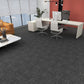 Modern Carpet Tiles Self Adhesive Multi Level Loop Stain Resistant Carpet Tile Dark Gray 40-Piece Set Clearhalo 'Carpet Tiles & Carpet Squares' 'carpet_tiles_carpet_squares' 'Flooring 'Home Improvement' 'home_improvement' 'home_improvement_carpet_tiles_carpet_squares' Walls and Ceiling' 7370556