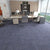 Modern Carpet Tiles Self Adhesive Multi Level Loop Stain Resistant Carpet Tile Navy 40-Piece Set Clearhalo 'Carpet Tiles & Carpet Squares' 'carpet_tiles_carpet_squares' 'Flooring 'Home Improvement' 'home_improvement' 'home_improvement_carpet_tiles_carpet_squares' Walls and Ceiling' 7370570