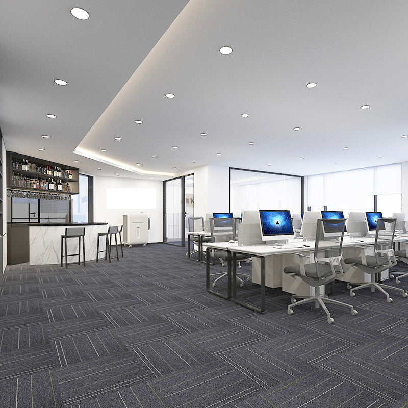 Modern Carpet Tiles Self Adhesive Multi Level Loop Fade Resistant Carpet Tile Clearhalo 'Carpet Tiles & Carpet Squares' 'carpet_tiles_carpet_squares' 'Flooring 'Home Improvement' 'home_improvement' 'home_improvement_carpet_tiles_carpet_squares' Walls and Ceiling' 7370597