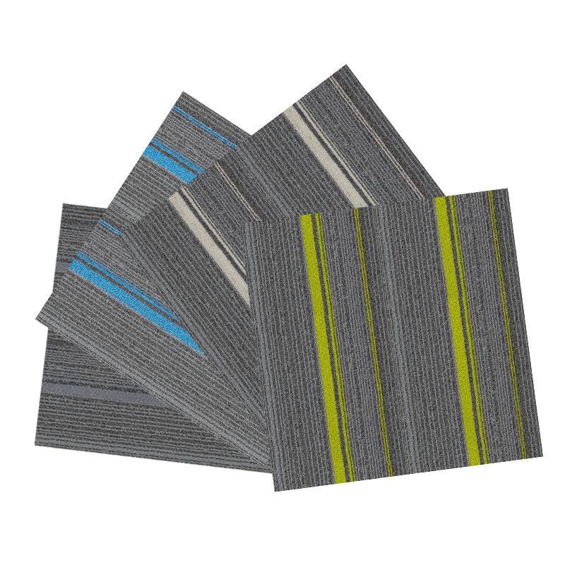Modern Carpet Tiles Self Adhesive Multi Level Loop Fade Resistant