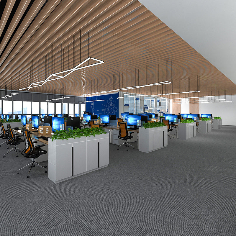 Modern Carpet Tiles Self Adhesive Multi Level Loop Fade Resistant Carpet Tile Grey 40-Piece Set Clearhalo 'Carpet Tiles & Carpet Squares' 'carpet_tiles_carpet_squares' 'Flooring 'Home Improvement' 'home_improvement' 'home_improvement_carpet_tiles_carpet_squares' Walls and Ceiling' 7370626