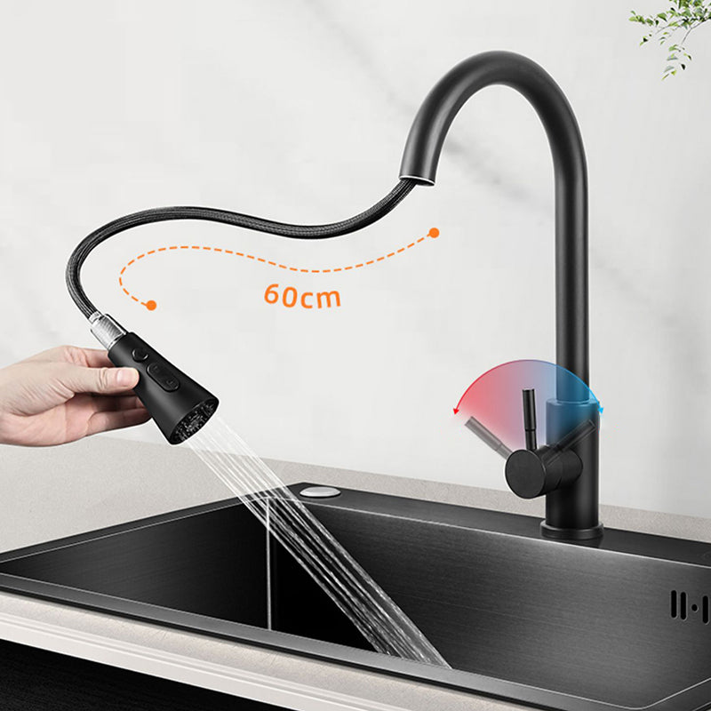 Rectangle Single Bowl Kitchen Sink Stainless Steel Sink with Soap Dispenser Clearhalo 'Home Improvement' 'home_improvement' 'home_improvement_kitchen_sinks' 'Kitchen Remodel & Kitchen Fixtures' 'Kitchen Sinks & Faucet Components' 'Kitchen Sinks' 'kitchen_sinks' 7371349
