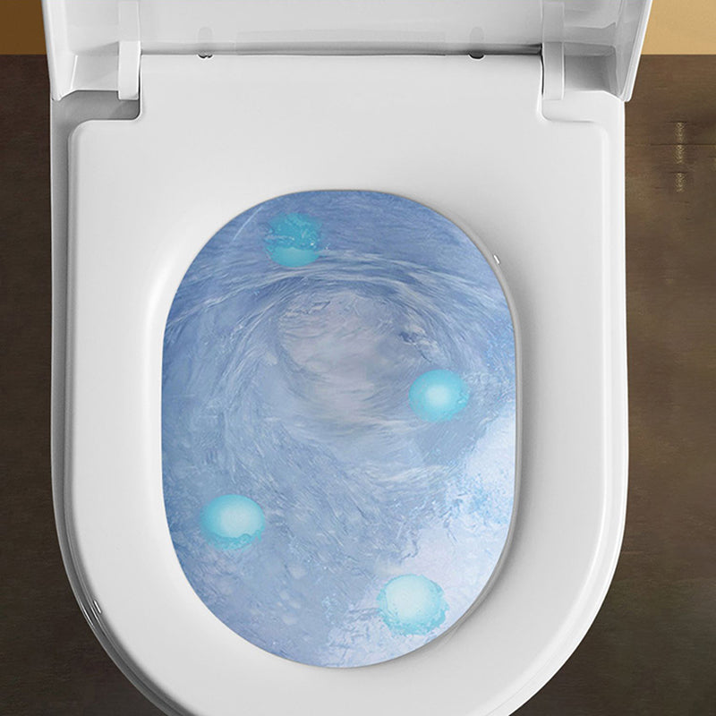 Cotton White Wall Hung Toilet Ceramic Elongated Smart Bidet with Heated Seat Clearhalo 'Bathroom Remodel & Bathroom Fixtures' 'Bidets' 'Home Improvement' 'home_improvement' 'home_improvement_bidets' 'Toilets & Bidets' 7371976