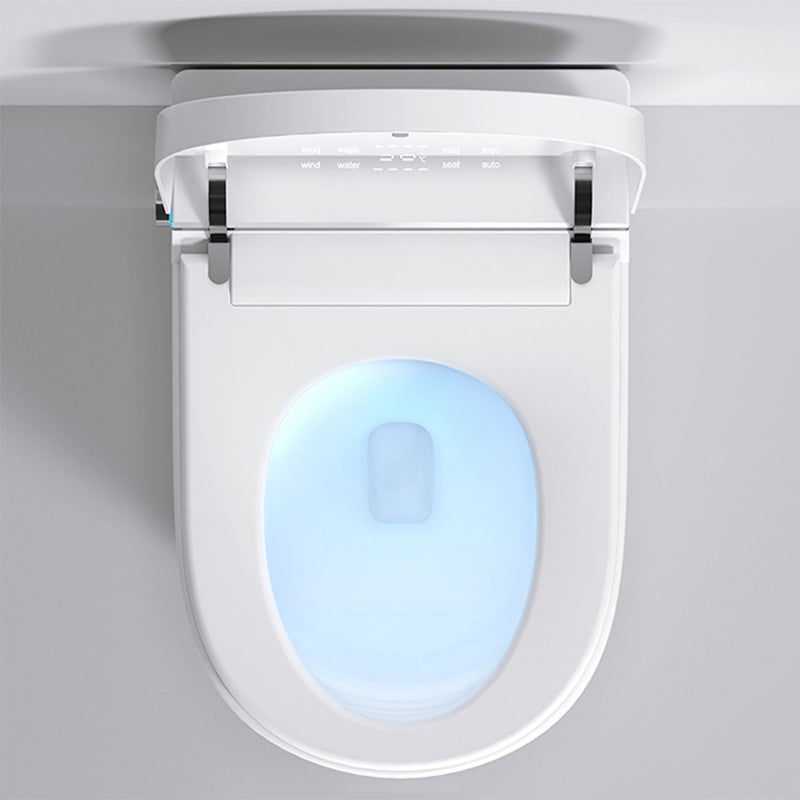 Elongated Toilet Seat Bidet White All-in-One Bidet with Unlimited Warm Water Clearhalo 'Bathroom Remodel & Bathroom Fixtures' 'Bidets' 'Home Improvement' 'home_improvement' 'home_improvement_bidets' 'Toilets & Bidets' 7372004