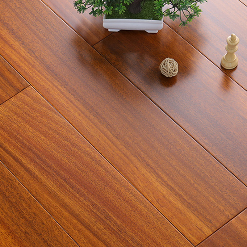 Modern Plank Flooring Smooth Click Lock Water Resistant Side Trim Piece Red Brown Clearhalo 'Flooring 'Hardwood Flooring' 'hardwood_flooring' 'Home Improvement' 'home_improvement' 'home_improvement_hardwood_flooring' Walls and Ceiling' 7372031