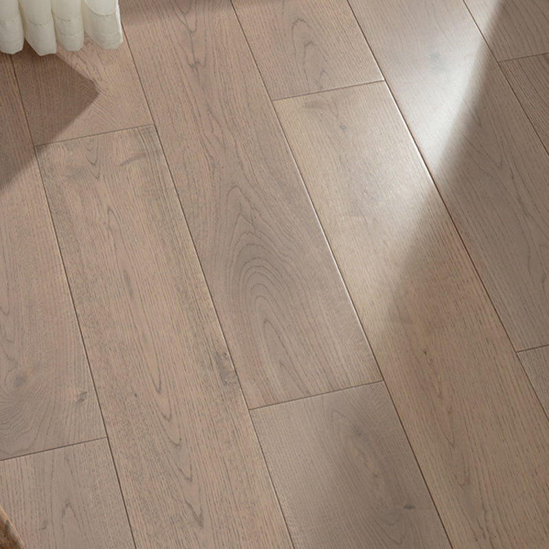 Traditional Wood Floor Planks Wire Brushed Water Resistant Click Lock Trim Piece White Wood Grain Clearhalo 'Flooring 'Hardwood Flooring' 'hardwood_flooring' 'Home Improvement' 'home_improvement' 'home_improvement_hardwood_flooring' Walls and Ceiling' 7372049