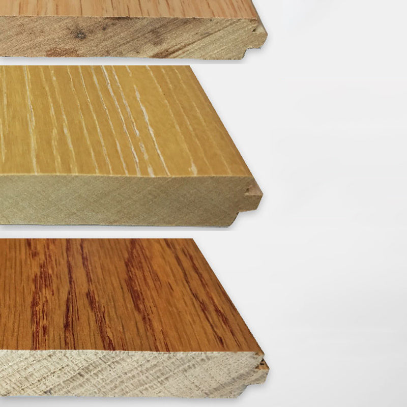 Traditional Wood Floor Planks Wire Brushed Water Resistant Click Lock Trim Piece Clearhalo 'Flooring 'Hardwood Flooring' 'hardwood_flooring' 'Home Improvement' 'home_improvement' 'home_improvement_hardwood_flooring' Walls and Ceiling' 7372054