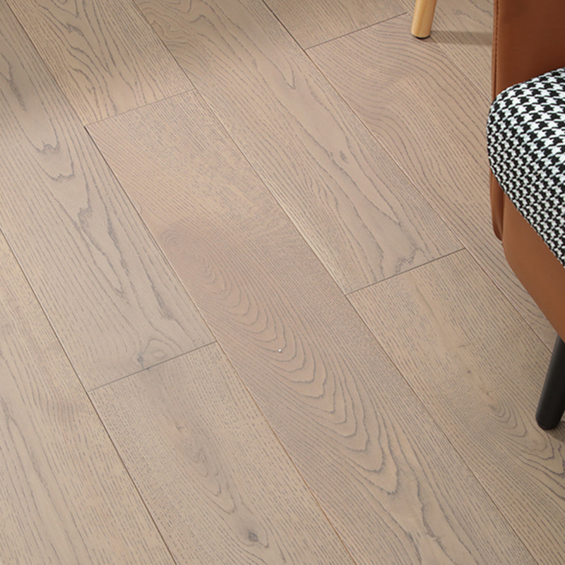 Traditional Wood Floor Planks Wire Brushed Water Resistant Click Lock Trim Piece Light Brown Clearhalo 'Flooring 'Hardwood Flooring' 'hardwood_flooring' 'Home Improvement' 'home_improvement' 'home_improvement_hardwood_flooring' Walls and Ceiling' 7372062