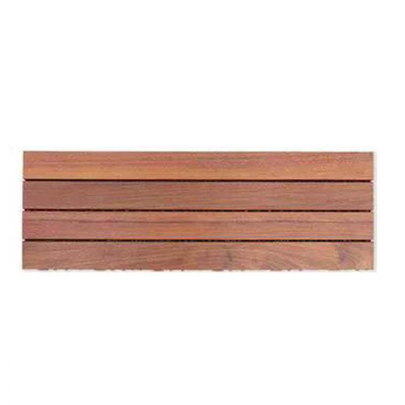 Modern Floor Bullnose Click-Locking Wood Tile Set for Patio Garden 12"L x 35"W Light Wood Clearhalo 'Flooring 'Hardwood Flooring' 'hardwood_flooring' 'Home Improvement' 'home_improvement' 'home_improvement_hardwood_flooring' Walls and Ceiling' 7372076