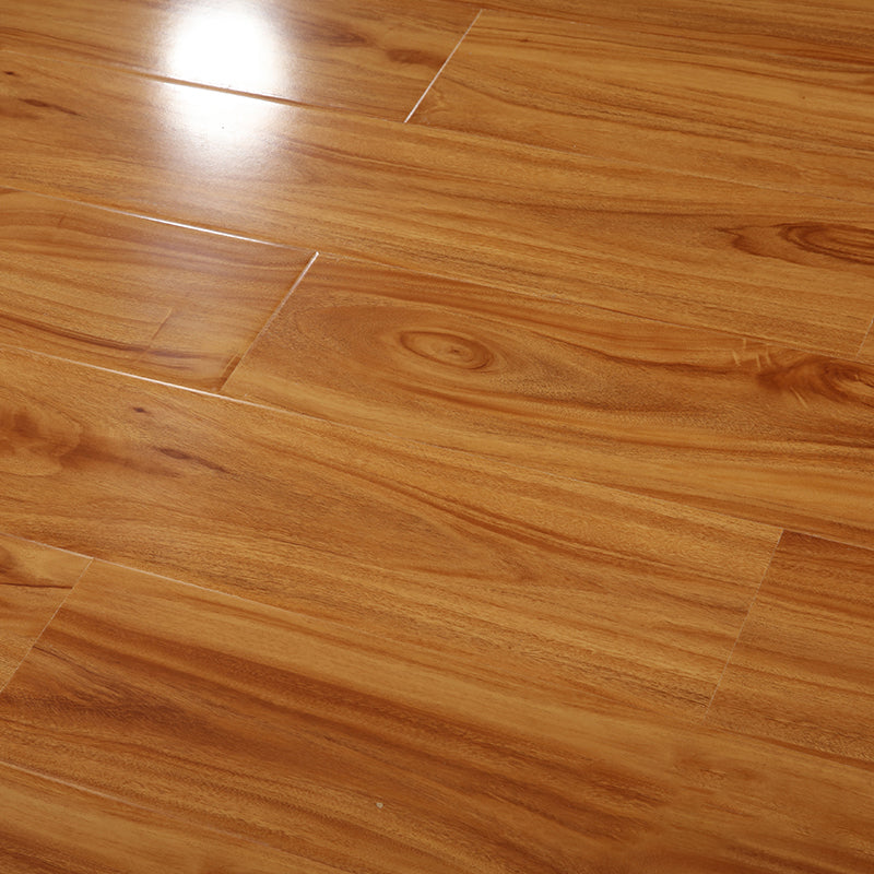 Laminate Flooring Scratch Flooring Click-clock Wooden Laminate Flooring Yellow Brown 215.2 sq ft. - 140 Pieces Clearhalo 'Flooring 'Home Improvement' 'home_improvement' 'home_improvement_laminate_flooring' 'Laminate Flooring' 'laminate_flooring' Walls and Ceiling' 7372827